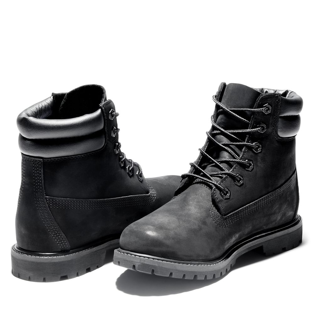 Timberland 6-Inch Μποτακια Γυναικεια Μαυρα - Waterville Waterproof - Greece 3184602-UJ